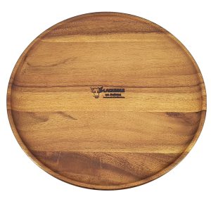 Acacia Flat And Round Tray Laguiole En Aubrac