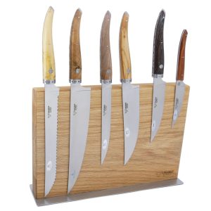Bloc Gourmet Couteaux Laguiole En Aubrac Bois Mixtes 00