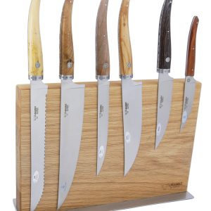 Bloc Gourmet Couteaux Laguiole En Aubrac Bois Mixtes 01