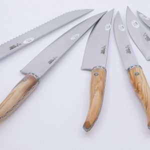 Bloc Gourmet Couteaux Laguiole En Aubrac Olivier 091