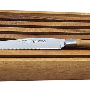 Bread Set Laguiole En Aubrac Tradition Laguiole Bread Knife Oliwood Handle And Bread Board