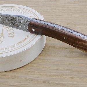 Camembert 1 Piece 11 Cm Full Handle Aubrac Wood And Damas Blade