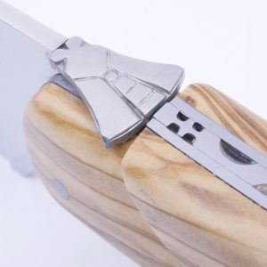 Champagne Saber Laguiole En Aubrac With Olivewood Handle