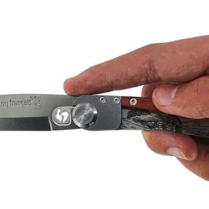 Couteau Le Coq Francais Aubrac En Bois Red Heart