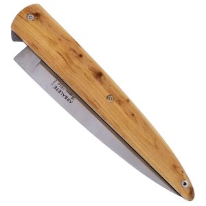 Couteau Arbalete Manche Genevrier 1 Piece 12cm Plein Manche 00