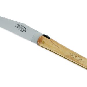 Couteau Forge De Laguiole Couteau De La Chance Manche En Os Vieilli Plein Manche 1 Piece 12 Cm 01