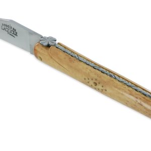 Couteau Forge De Laguiole Couteau De La Chance Manche En Os Vieilli Plein Manche 1 Piece 12 Cm 02