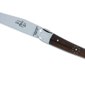 Couteau Forge De Laguiole Le Routard Manche En Amourette 1 Piece 2 Mitres Inox Brillant 11cm 02