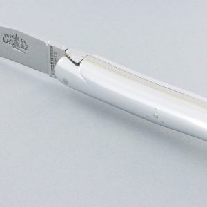 Couteau Forge De Laguiole Plein Manche En Aluminium Designer Philippe Starck 1 Piece Finition Brillante 11cm 01