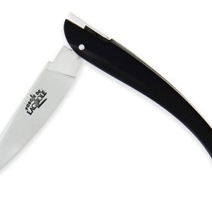 Couteau Forge De Laguiole Raffy Plein Manche Buffle 1 Piece Finition Brillante 13cm 01