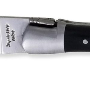 Couteau Laguiole Antan Manche En Buffle 2 Mitres Inox Brosse 2 Pieces 12cm 01