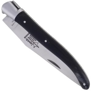 Couteau Laguiole Antan Manche En Corne De Zebu 1 Mitre Inox Brosse 1 Piece 12cm 00