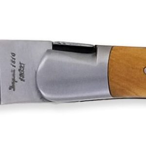 Couteau Laguiole Antan Manche En Olivier 1 Mitre Inox Brosse 1 Piece 12cm 01