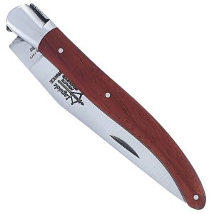 Couteau Laguiole Antan Manche En Padouk 1 Mitre Inox Brosse 1 Piece 12cm 00