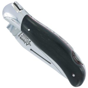 Couteau Laguiole De Chasse Arbalete Manche Ebene 12cm 00