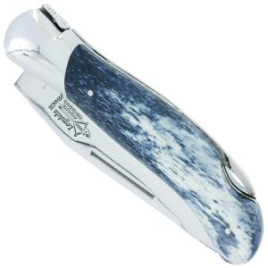 Couteau Laguiole De Chasse Arbalete Manche Os De Girafe 12cm 00