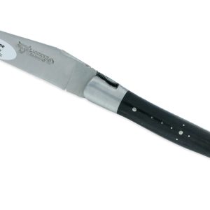 Couteau Laguiole En Aubrac 1 Piece 12 Cm Ebene 1 Mitre Inox Brosse Decoration Guepe 02