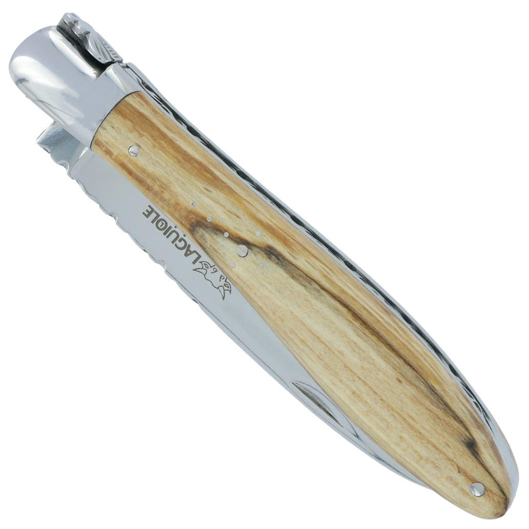 Couteau Laguiole En Aubrac Crocus 1 Piece 12 Cm Bois Aubrac 1 Mitre Inox Brillant 00