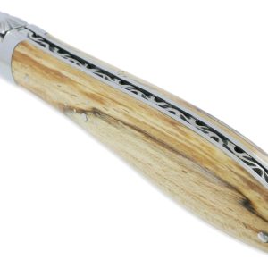 Couteau Laguiole En Aubrac Crocus 1 Piece 12 Cm Bois Aubrac 1 Mitre Inox Brillant 02