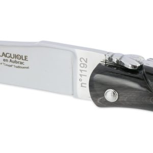 Couteau Laguiole En Aubrac Le Coupe Buffle Origine Porsche Plein Manche 12 Cm Finition Brillante 03