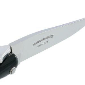 Couteau Laguiole En Aubrac Origine Concorde Anniversaire 1 Mitre Corian Noir Finition Brillante 03