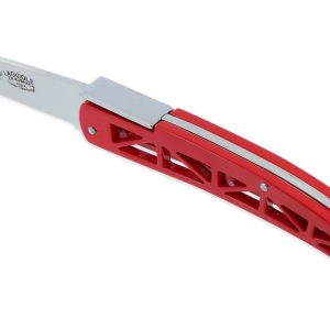 Couteau Laguiole En Aubrac Origine Golden Gate Plein Manche 12 Cm Rouge 01
