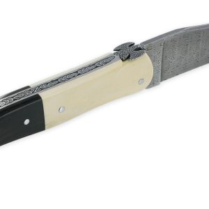 Couteau Laguiole Prestige Createur 1 Piece 15 Cm Incrustation Monnaie Napoleon 06