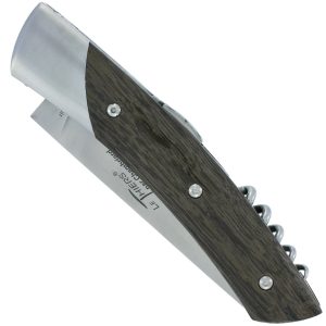 Couteau Le Thiers Chambriard Trappeur Grand Cru Manche En Chene Des Marais Morta Avec Tire Bouchon 12cm 00