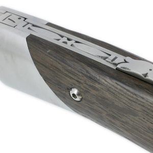 Couteau Le Thiers Chambriard Trappeur Grand Cru Manche En Chene Des Marais Morta Avec Tire Bouchon 12cm 04