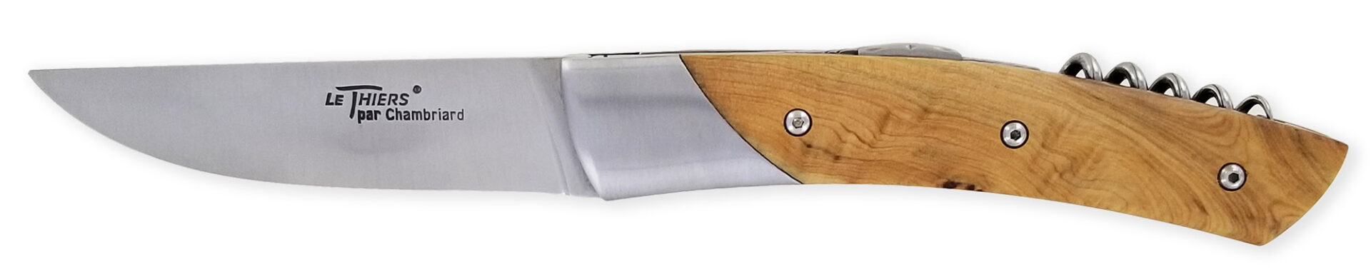 Couteau Le Thiers Chambriard Trappeur Grand Cru Manche En Genevrier 12cm 01