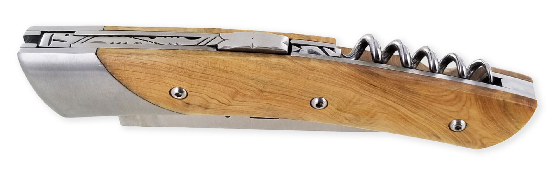 Couteau Le Thiers Chambriard Trappeur Grand Cru Manche En Genevrier 12cm 03