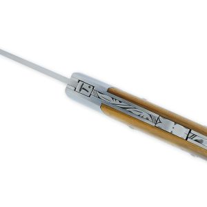 Couteau Le Thiers Chambriard Trappeur Grand Cru Manche En Pistachier Avec Tire Bouchon 12cm 02