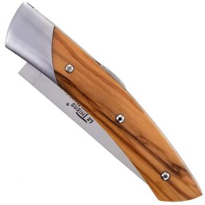 Couteau Le Thiers Chambriard Trappeur Manche En Olivier 12cm 00
