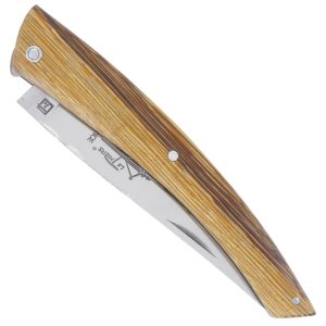 Couteau Le Thiers Laguiole Arbalete Plein Manche Bois De Serpent 00