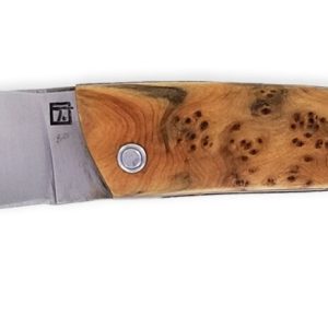 Couteau Le Thiers Laguiole Arbalete Plein Manche Genevrier 01