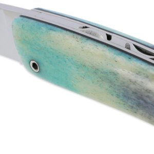 Couteau Le Thiers Laguiole Arbalete Plein Manche Os Bleu 04