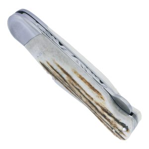 Couteau Pliant Douris Chastel Le Pionnier 1 Piece Bois De Cerf 11cm 00