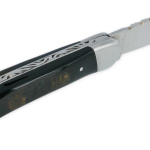 Couteau Pliant Douris Chastel Le Pionnier 1 Piece Croute De Buffle 11cm 02