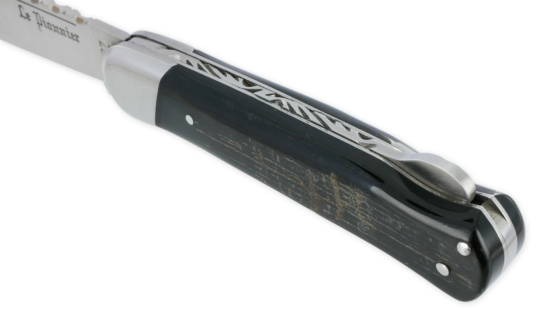 Couteau Pliant Douris Chastel Le Pionnier 1 Piece Croute De Buffle 11cm 03