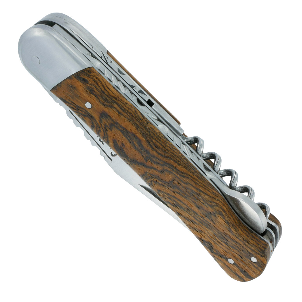 Couteau Pliant Douris Chastel Le Pionnier Multi Lames 3 Pieces Bocote 11cm 00