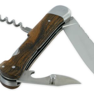 Couteau Pliant Douris Chastel Le Pionnier Multi Lames 3 Pieces Bocote 11cm 04