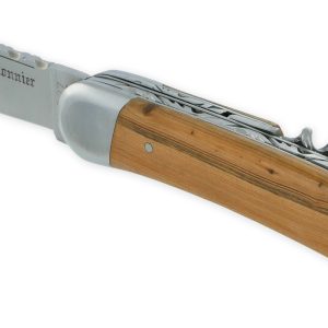 Couteau Pliant Douris Chastel Le Pionnier Multi Lames 3 Pieces Genevrier 11cm 01