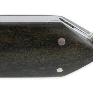 Couteau Pliant Laguiole En Aubrac Le Bee Back En Ebene Plein Manche Finition Brosse 05