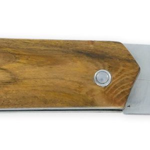 Couteau Pliant Laguiole En Aubrac Le Bee Back En Pistachier Plein Manche Finition Brosse 03