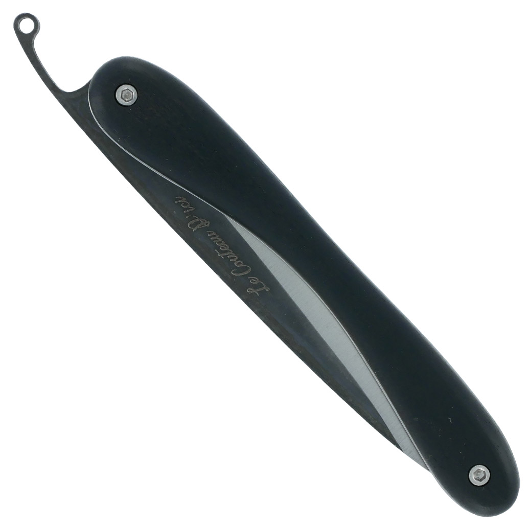 Couteau Pliant Laguiole En Aubrac Le Couteau Ici Manche En Ebene Lame Brut De Forge 00