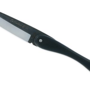 Couteau Pliant Laguiole En Aubrac Le Couteau Ici Manche En Ebene Lame Brut De Forge 01