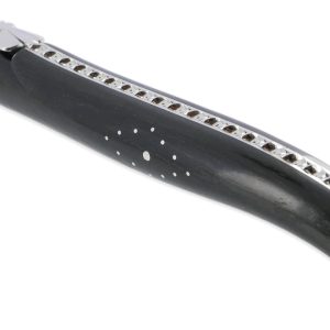 Couteau Prestige Forge De Laguiole Rambaud Plein Manche En Ebene Ressort Torsade 02