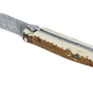 Couteau Prestige Laguiole Arbalete Manche En Ivoire De Mammouth 1 Mitre Damas 1 Piece 12cm 02 1