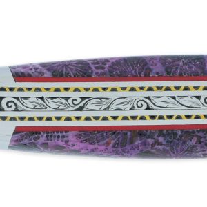 Couteau Prestige Laguiole David Dauvillaire Carpe Koi Manche Corail Violet 1 Piece 12 Cm 02