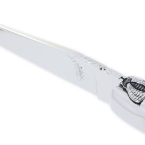 Couteau Prestige Laguiole David Dauvillaire Manche En Corail Noir 1 Piece 12 Cm Triples Platines 2 Mitres Inox Brillant 02